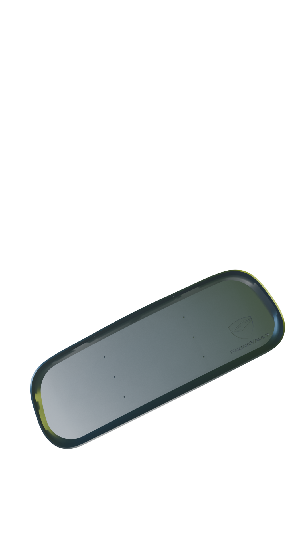 Design rendering of the Signature+ panel with its three sections assembled.